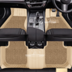 10D Car Foot Mat for Volkswagen Virtus | Premium Leatherette Luxurious & Elegant Look | 100% Waterproof and Dust Proof | Custom Fitted Car Floor Tray Mat - Image 2