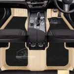 10D Car Foot Mat for VF7  | Premium Leatherette Luxurious & Elegant Look | 100% Waterproof and Dust Proof | Custom Fitted Car Floor Tray Mat